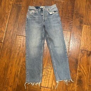 RE/DONE size 24 70s Stove Pipe Classic Blue Women's Jeans